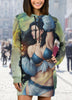 Woman Hoodie Dress